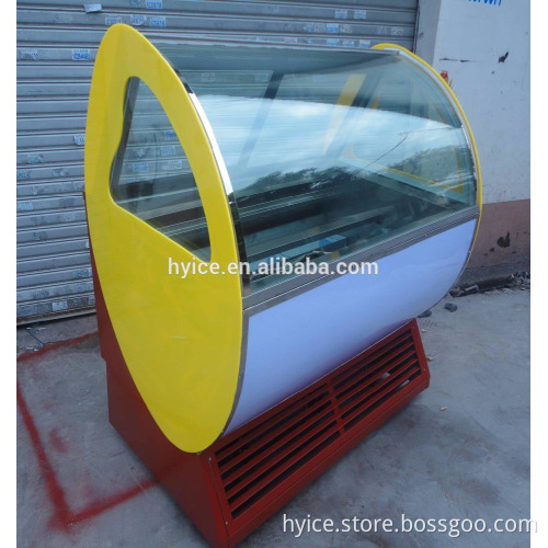 European egg type ice cream display cabinet manufacturers